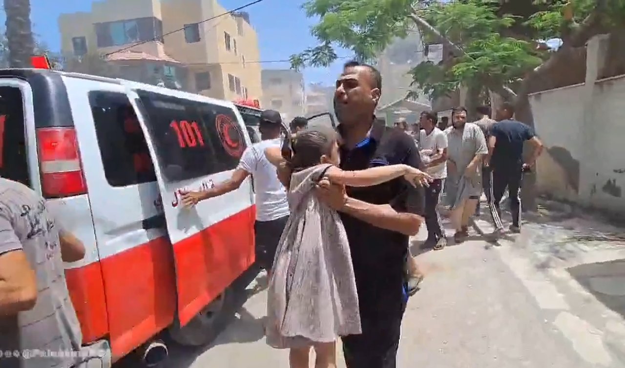  Gazze’nin merkezine saldırı: 10’dan fazla yaralı