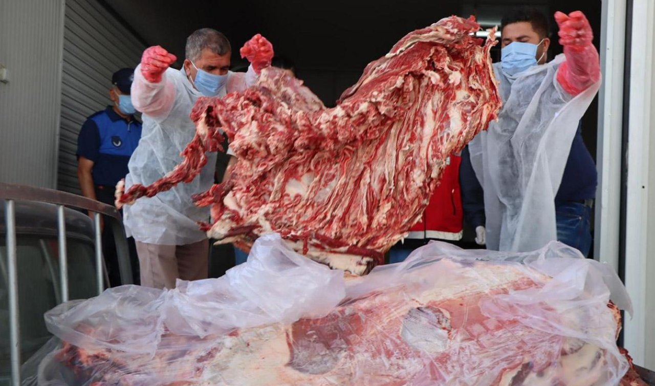  Ele geçirilen 650 kilogram hastalıklı etler imha edildi! 