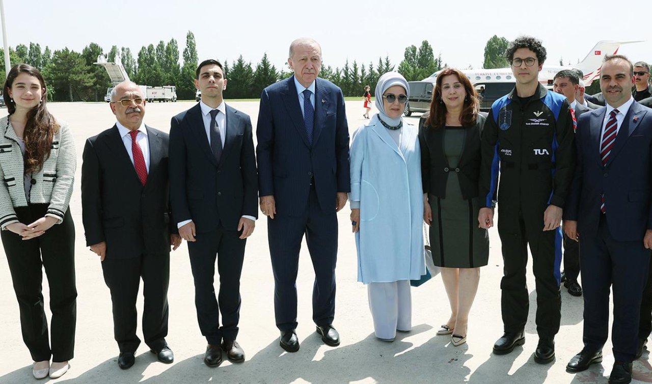  Cumhurbaşkanı Erdoğan astronot Atasever’i kabul etti