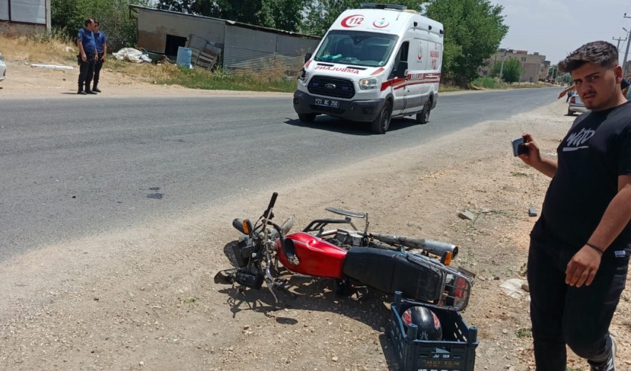  Ambulansla çarpışan motosikletin sürücüsü yaralandı