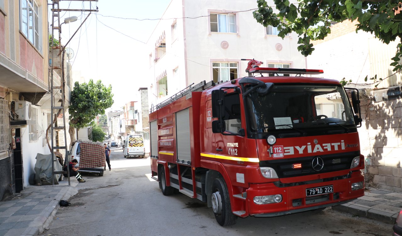  Mutfak tüpünden sızan gazın alev alması sonucu 2 kişi yaralandı