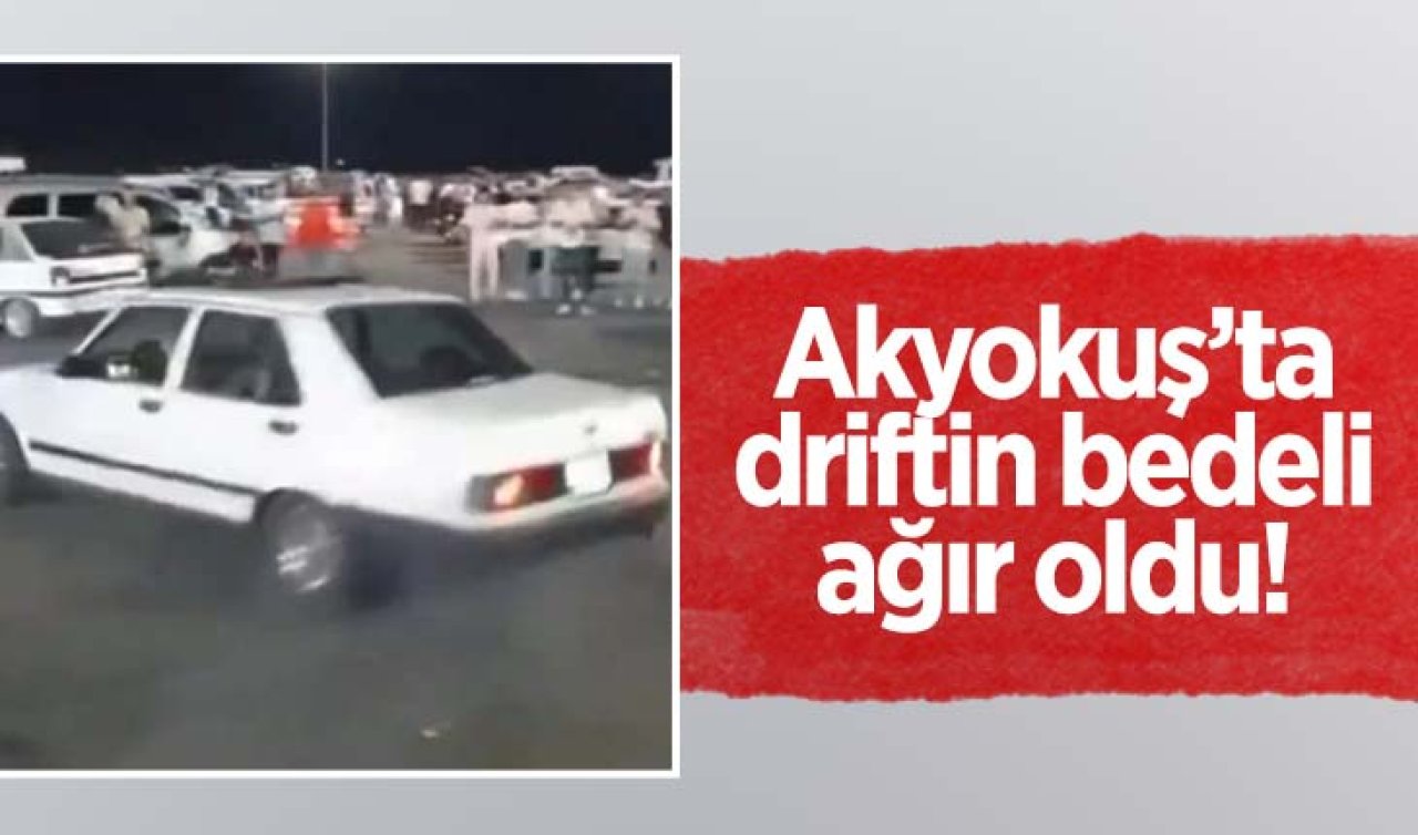  Konya Akyokuş’ta driftin bedeli ağır oldu!