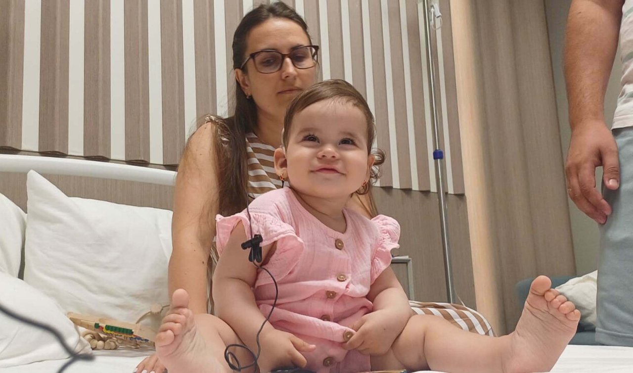 Ukraynalı bebek 15 ay sonra duymaya başladı