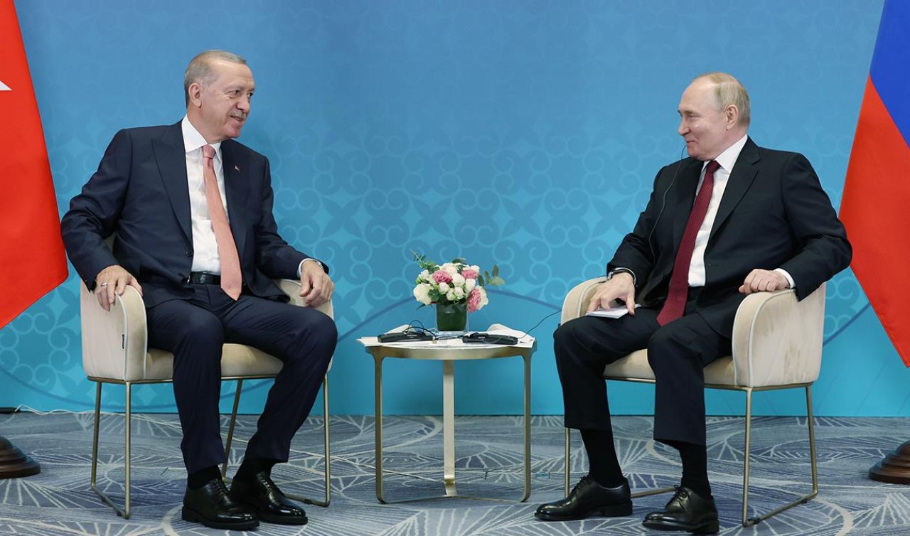 Cumhurbaşkanı Erdoğan Astana’da Putin ile görüştü