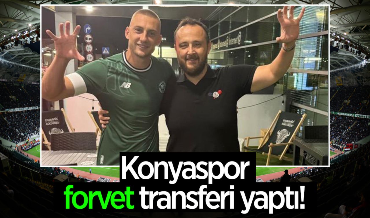 Konyaspor’dan yeni transfer! Forvet oyuncusunu renklerine bağladı 