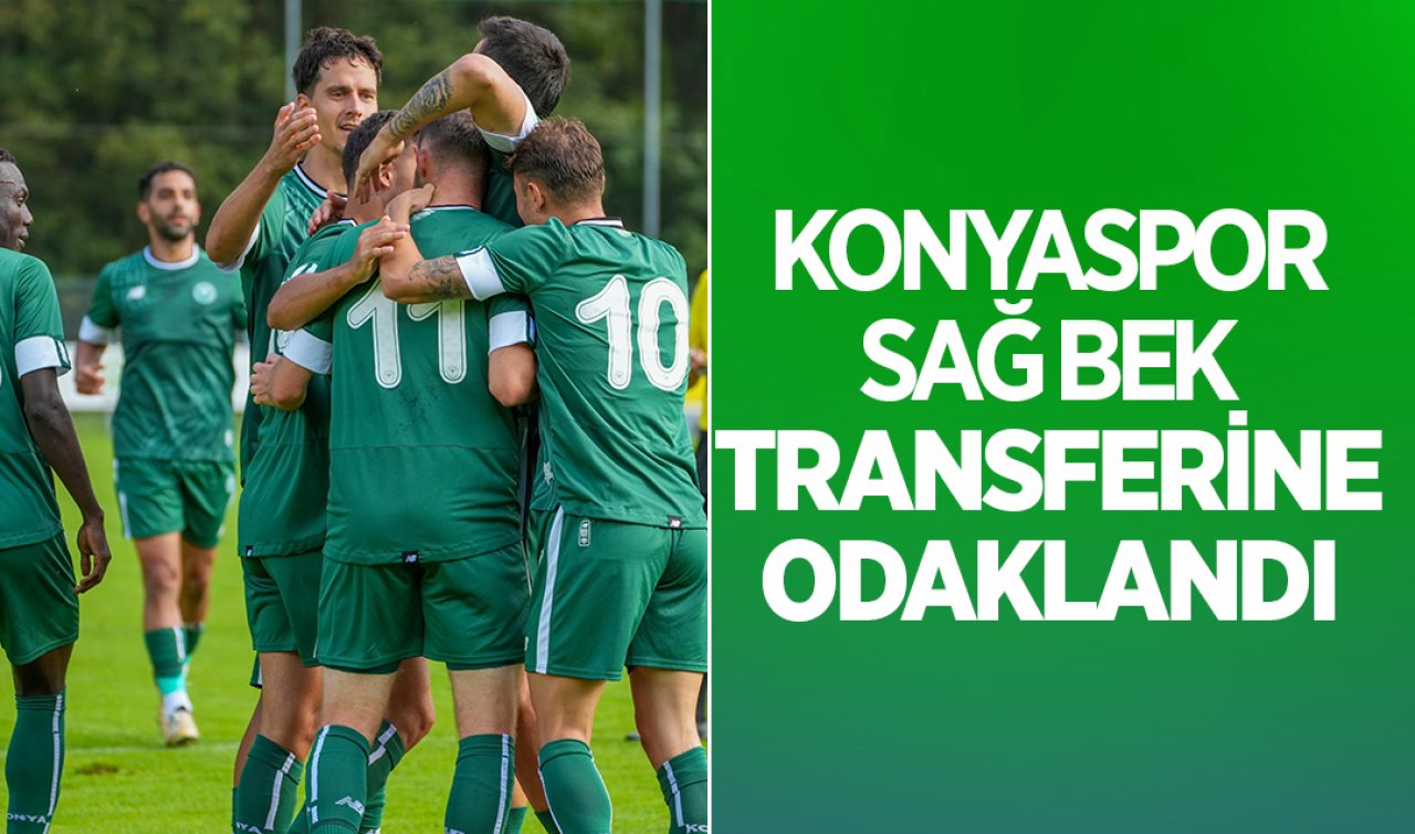  Konyaspor sağ bek transferine odaklandı! 