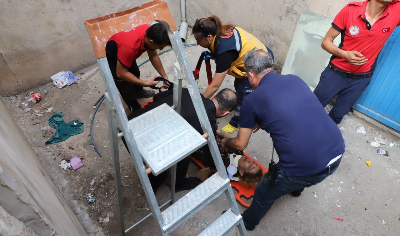 3’üncü kattan düşen kadın ağır yaralandı! 