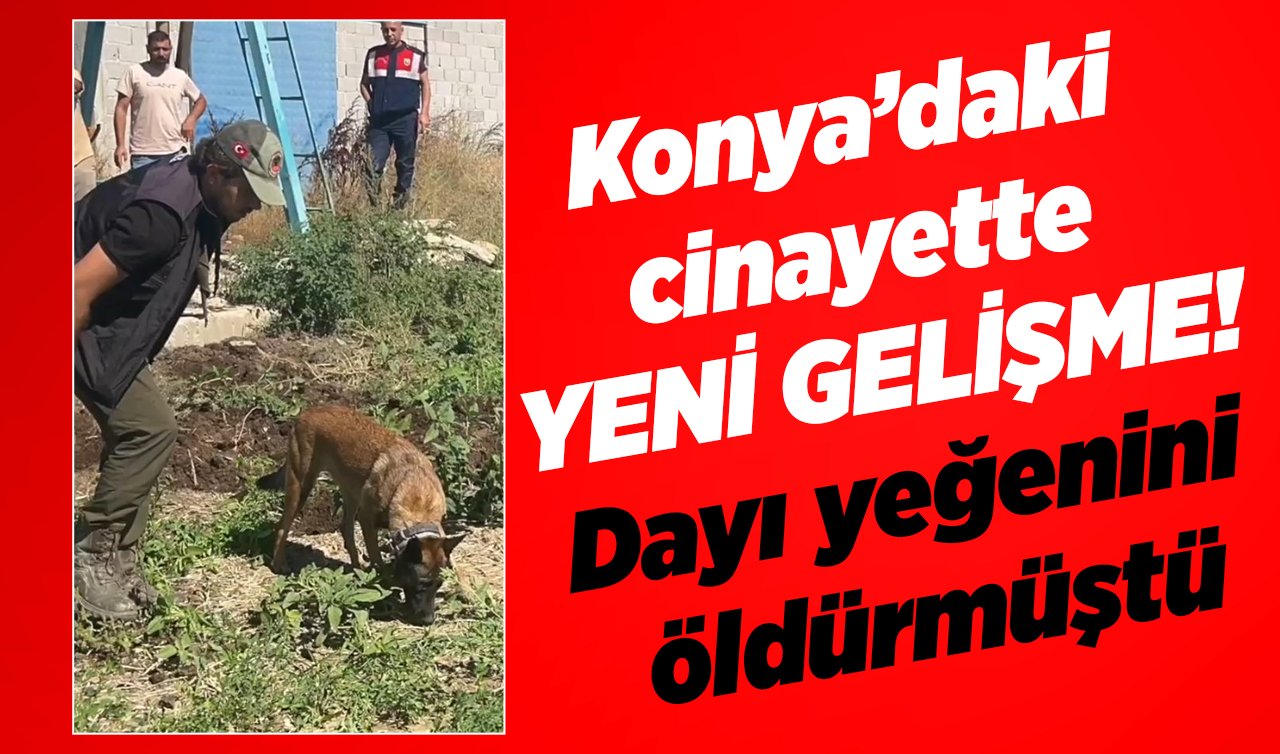 Konya’daki cinayette YENİ GELİŞME! Dayı yeğenini öldürmüştü