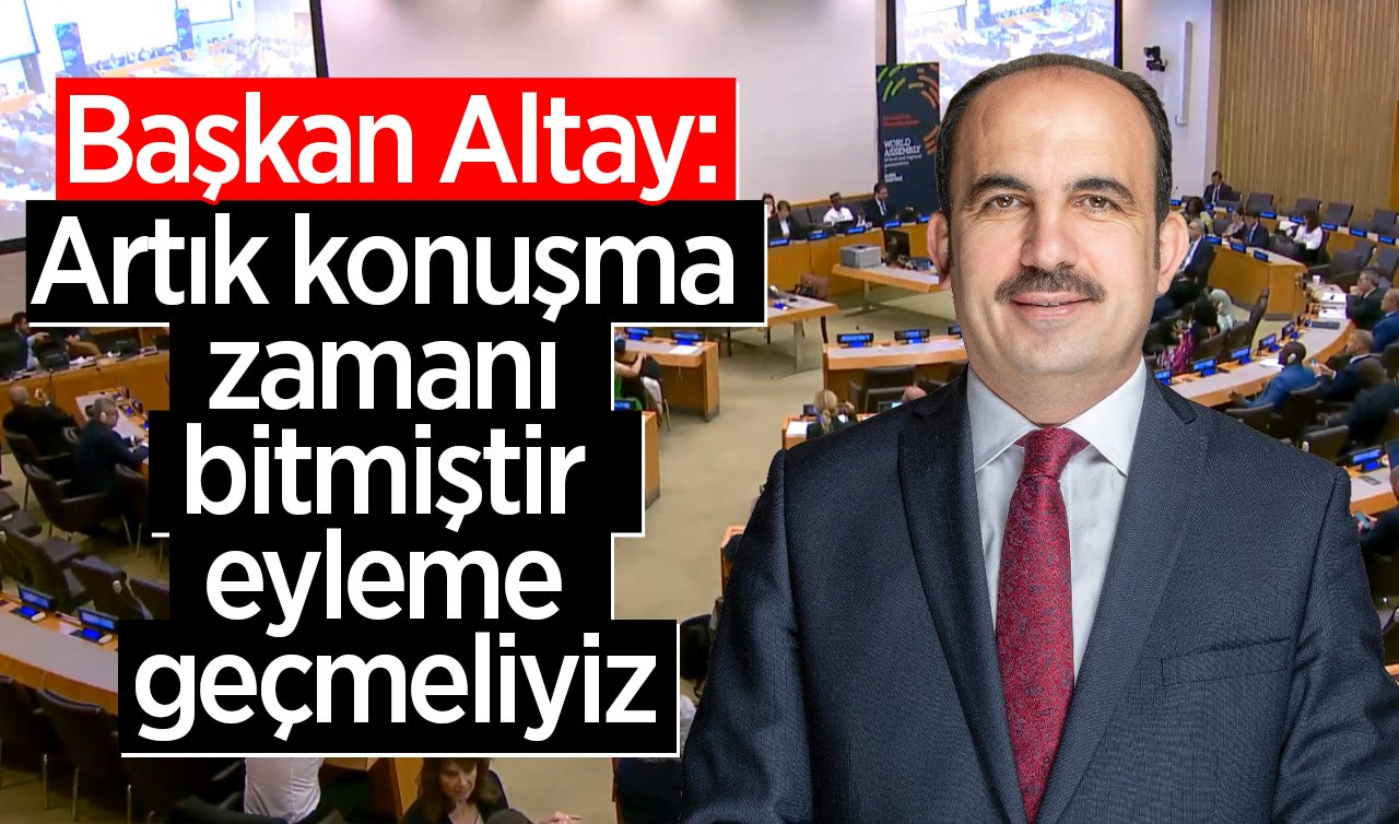  Dünya Belediyeler Birliği Başkanı Altay Birleşmiş Milletler’de konuştu