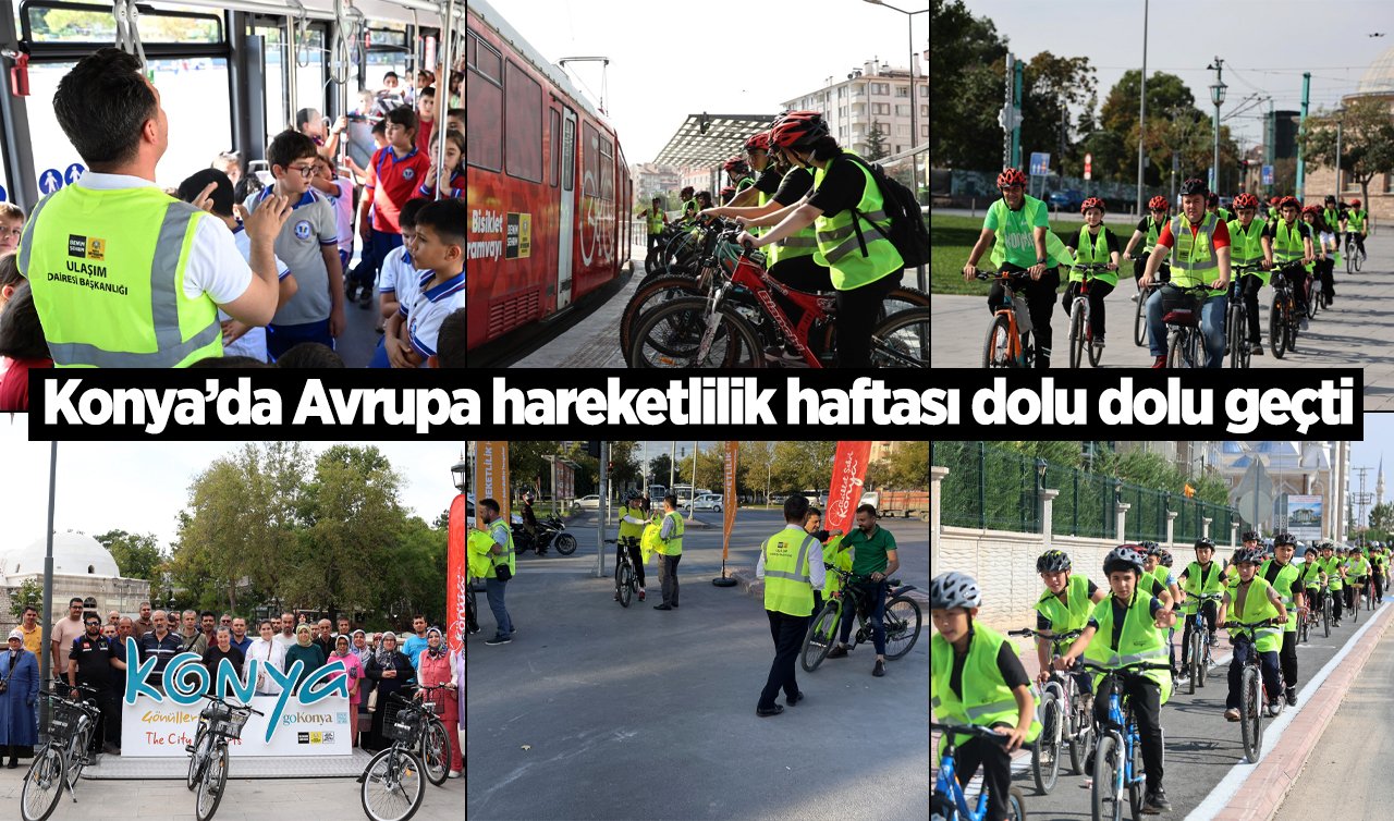  Konya’da Avrupa hareketlilik haftası dolu dolu geçti