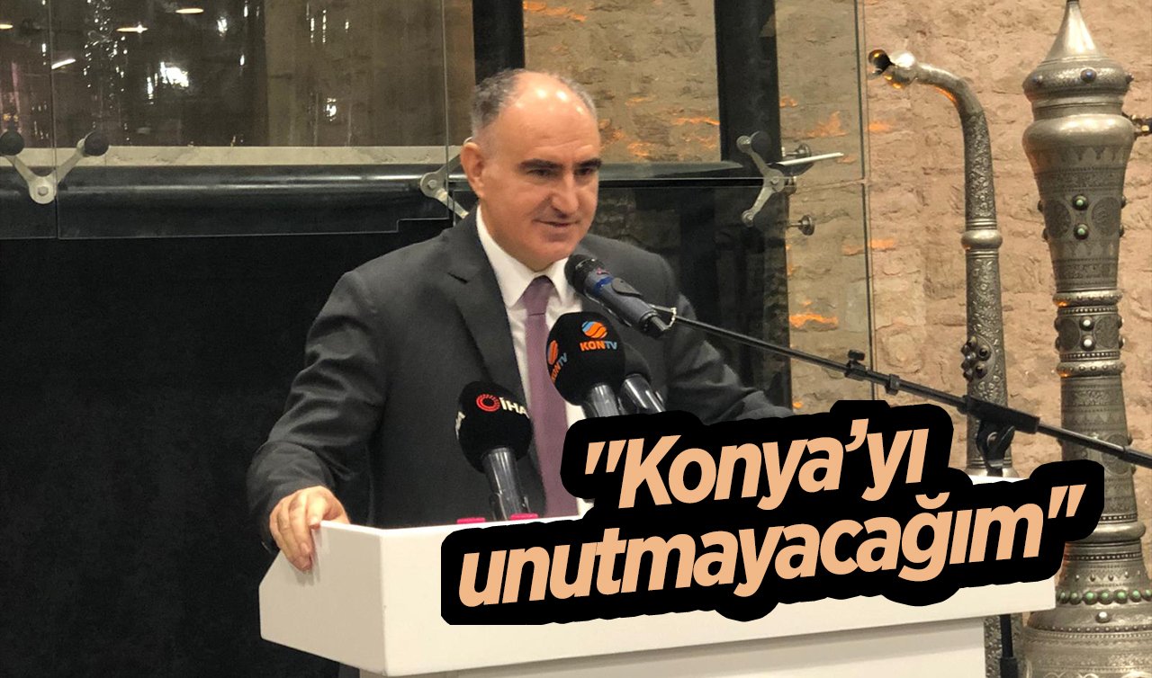  Vali Vahdettin Özkan Konya’ya veda etti: “Konya’yı unutmayacağım’’