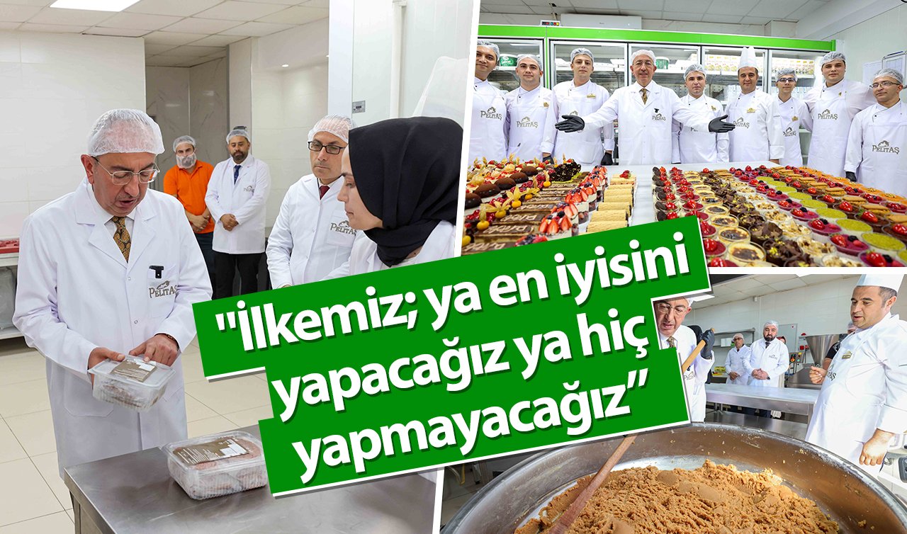 Başkan Kavuş; “İlkemiz; ya en iyisini yapacağız, ya hiç yapmayacağız” 