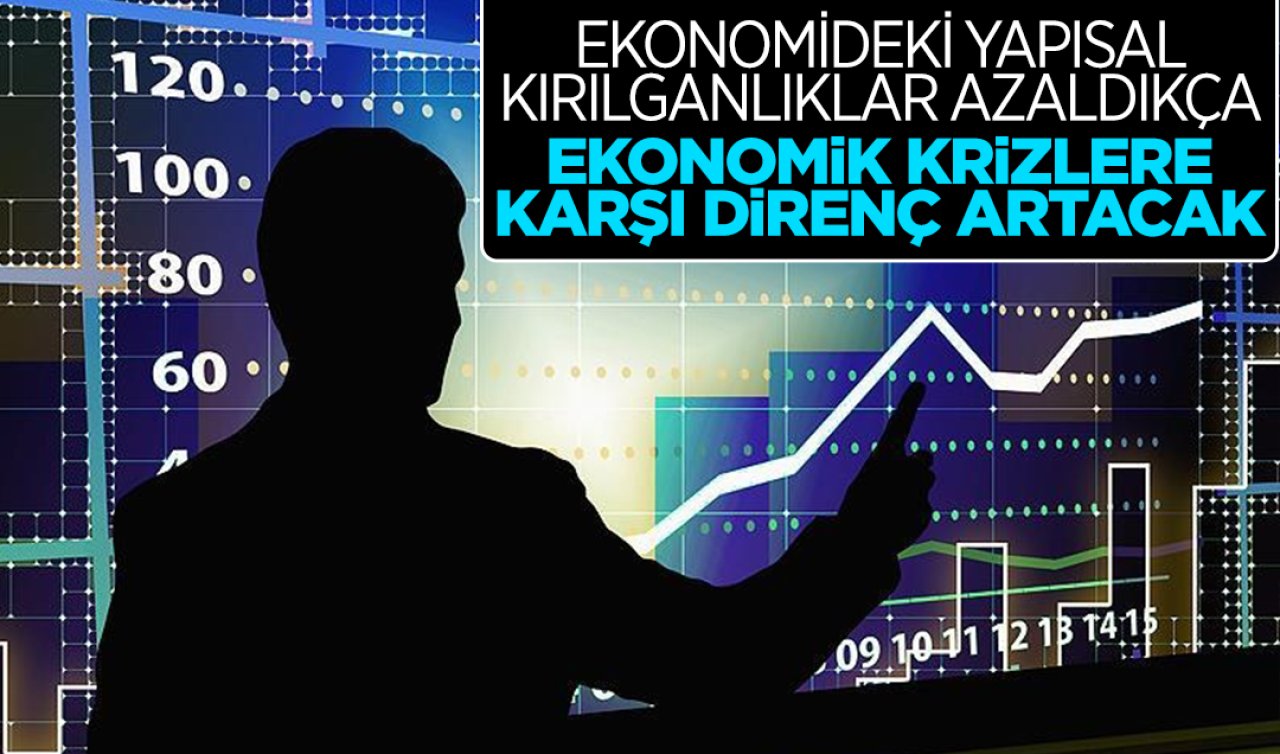 Ekonomideki yapısal kırılganlıklar azaldıkça ekonomik krizlere karşı direnç artacak