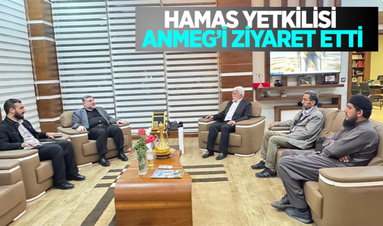 Hamas yetkilisi ANMEG’İ ziyaret etti