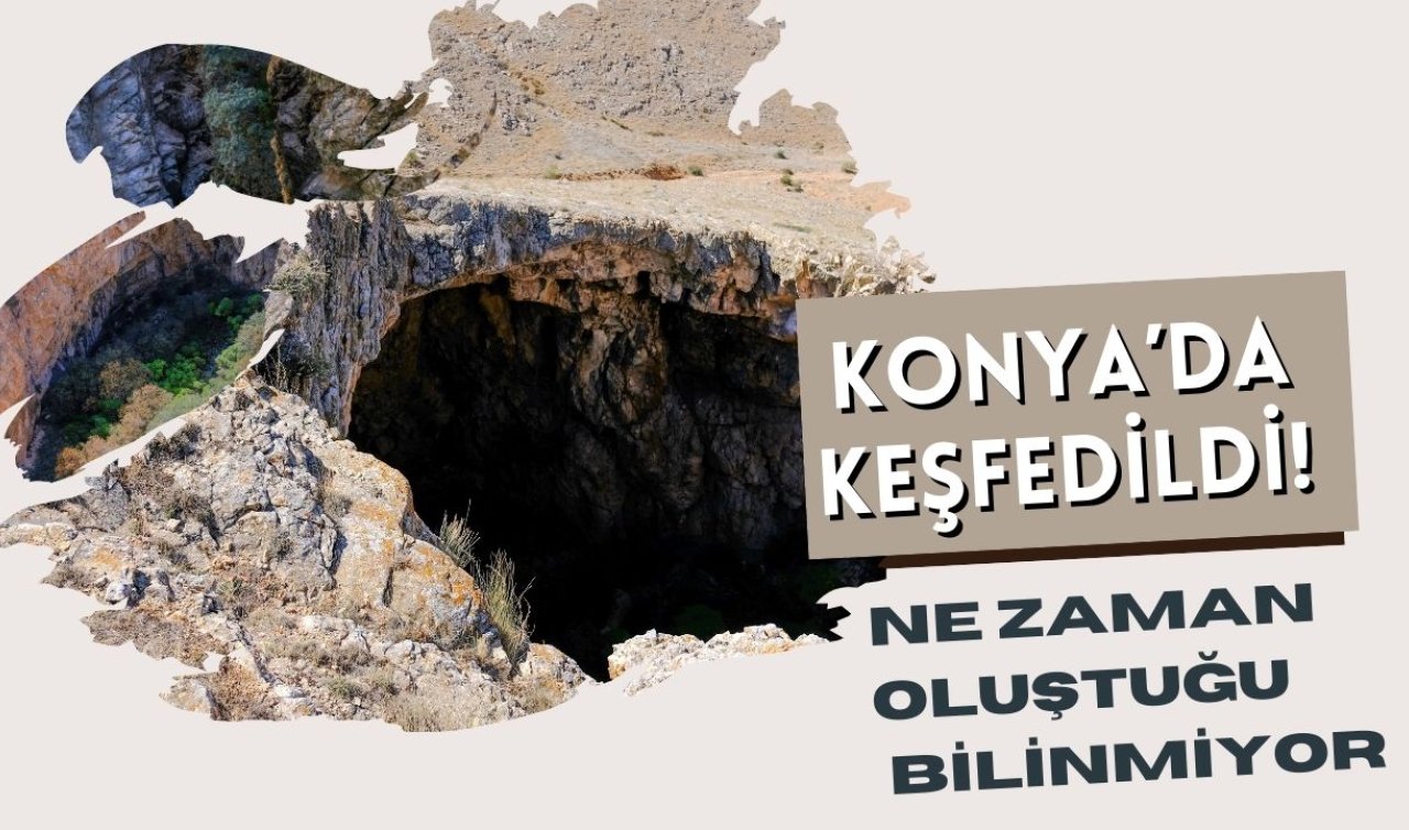 Konya’da keşfedildi! Ne zaman oluştuğu bilinmiyor:  Çölde vaha gibi yemyeşil obruk