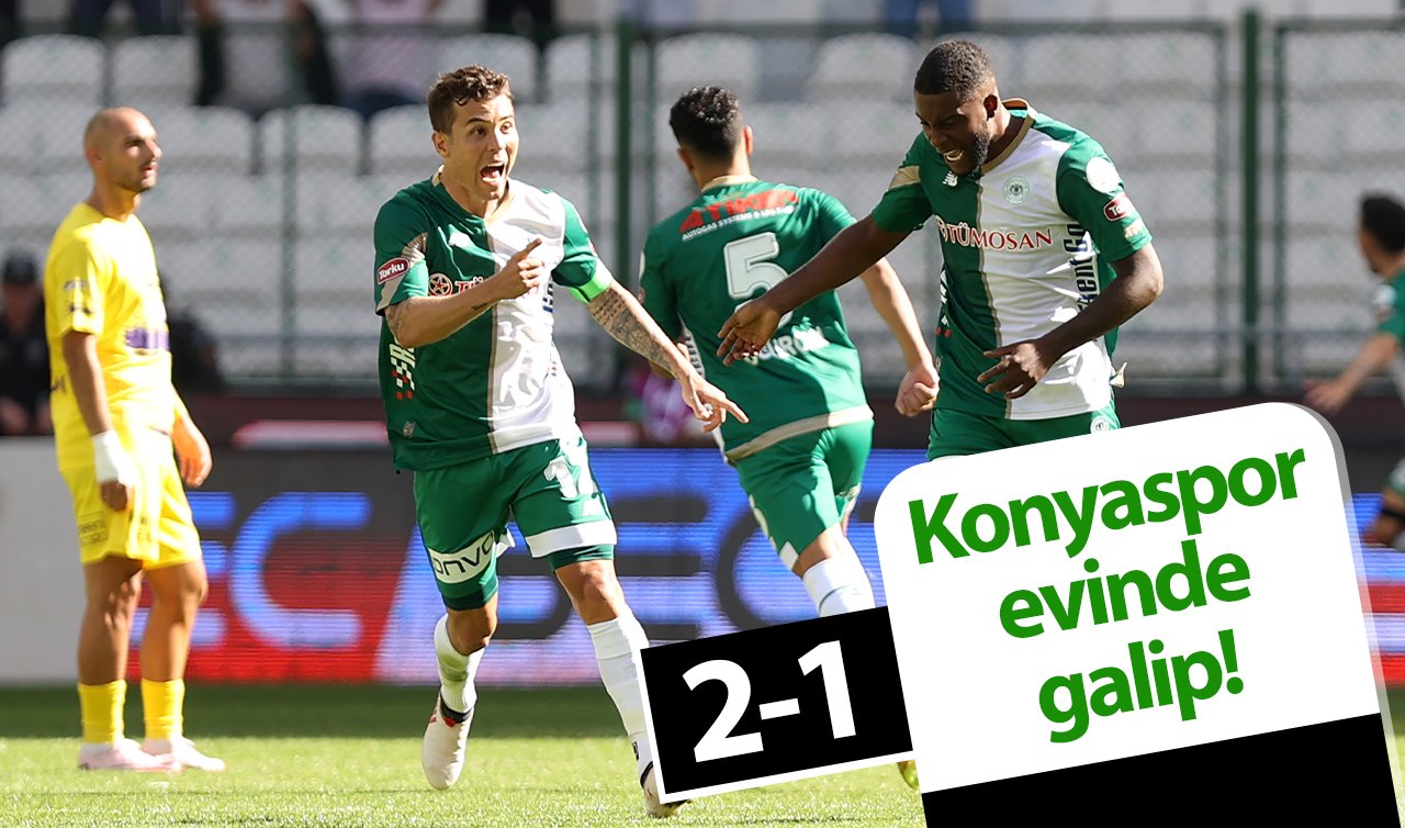 Konyaspor evinde galip! Konyaspor 2 - 1 Eyüpspor (Maç Sonucu)