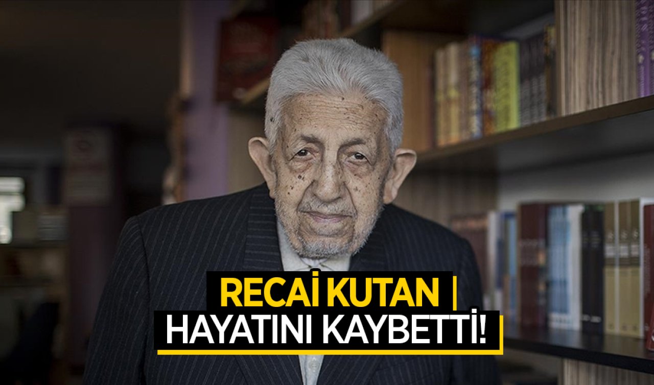 Recai Kutan hayatını kaybetti