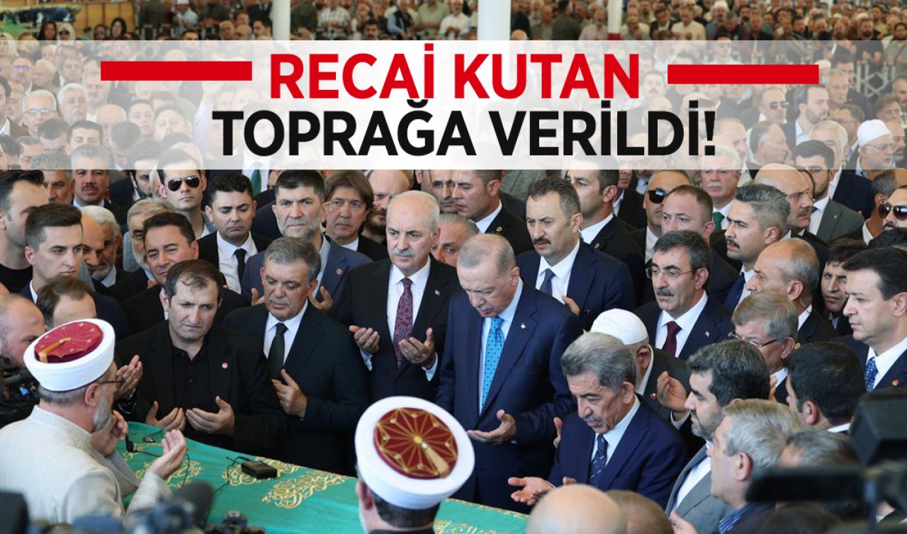  Recai Kutan toprağa verildi