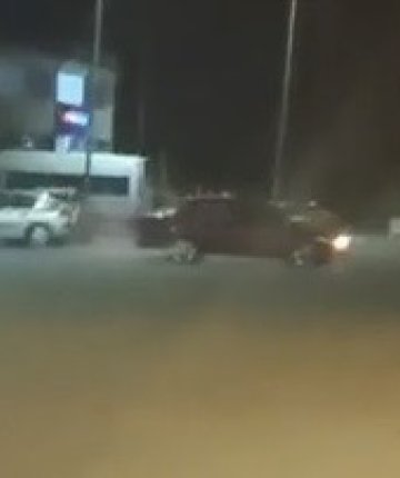 Aracıyla drift yaparken polise yakalandı