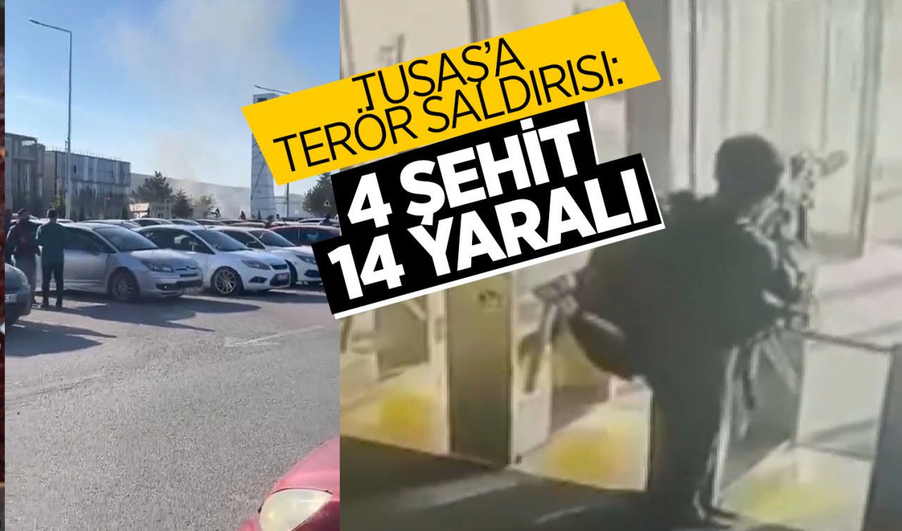 TUSAŞ’a terör saldırısı: 4 şehit 14 yaralı