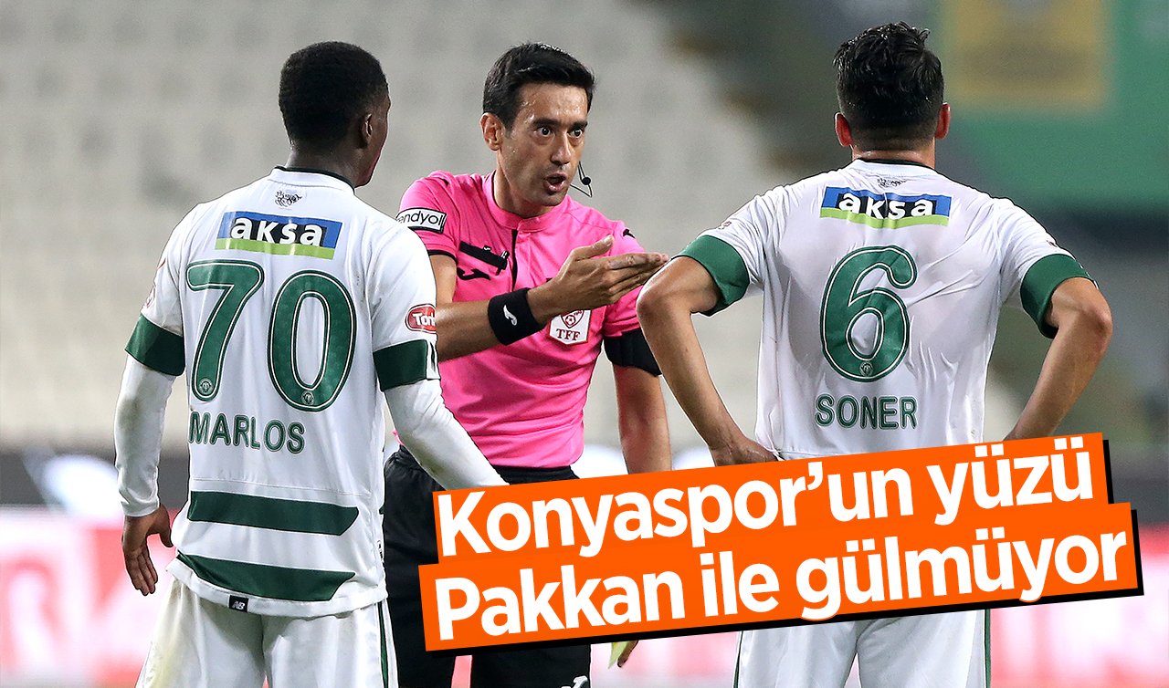  Konyaspor’un yüzü Pakkan ile gülmüyor