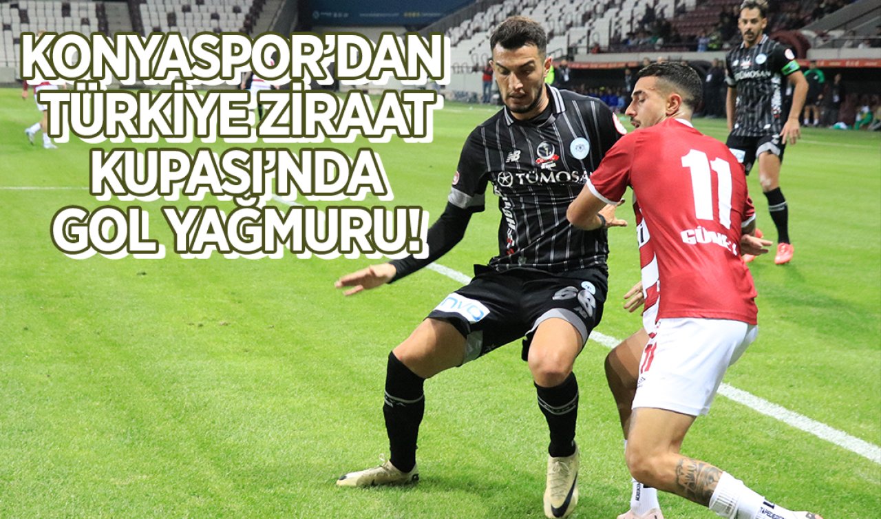 Konyaspor’dan Ziraat Türkiye Kupası’nda gol yağmuru!