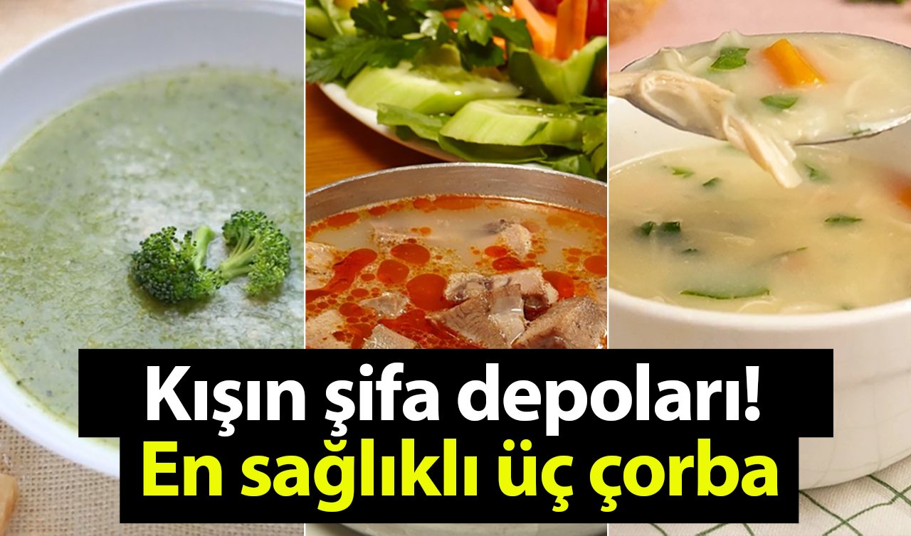 Kışın şifa depoları! En sağlıklı üç çorba