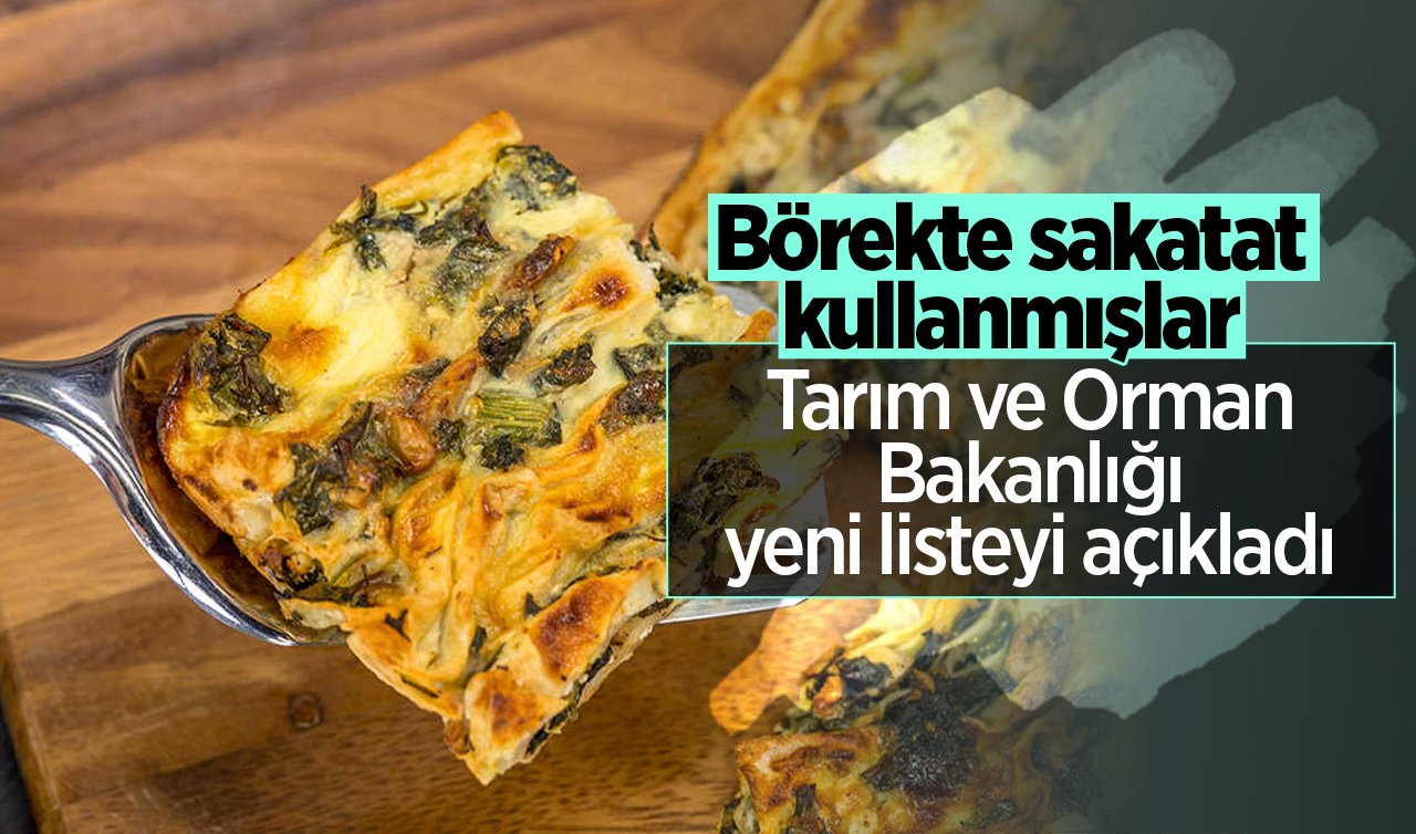 Tarım ve Orman Bakanlığı yeni listeyi açıkladı: Sahte ürünler ortaya çıktı