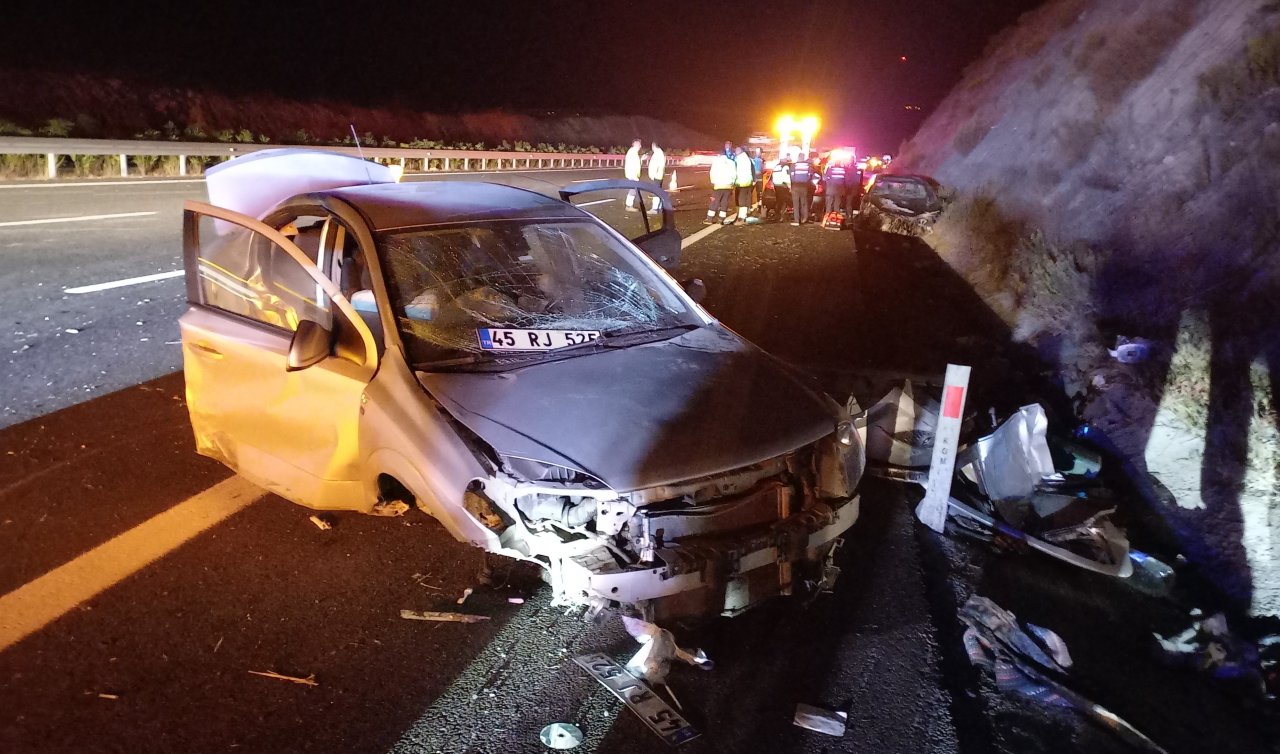 TIR’dan devrilen tomruklar zincirleme kazaya neden oldu: 1 ölü 9 yaralı