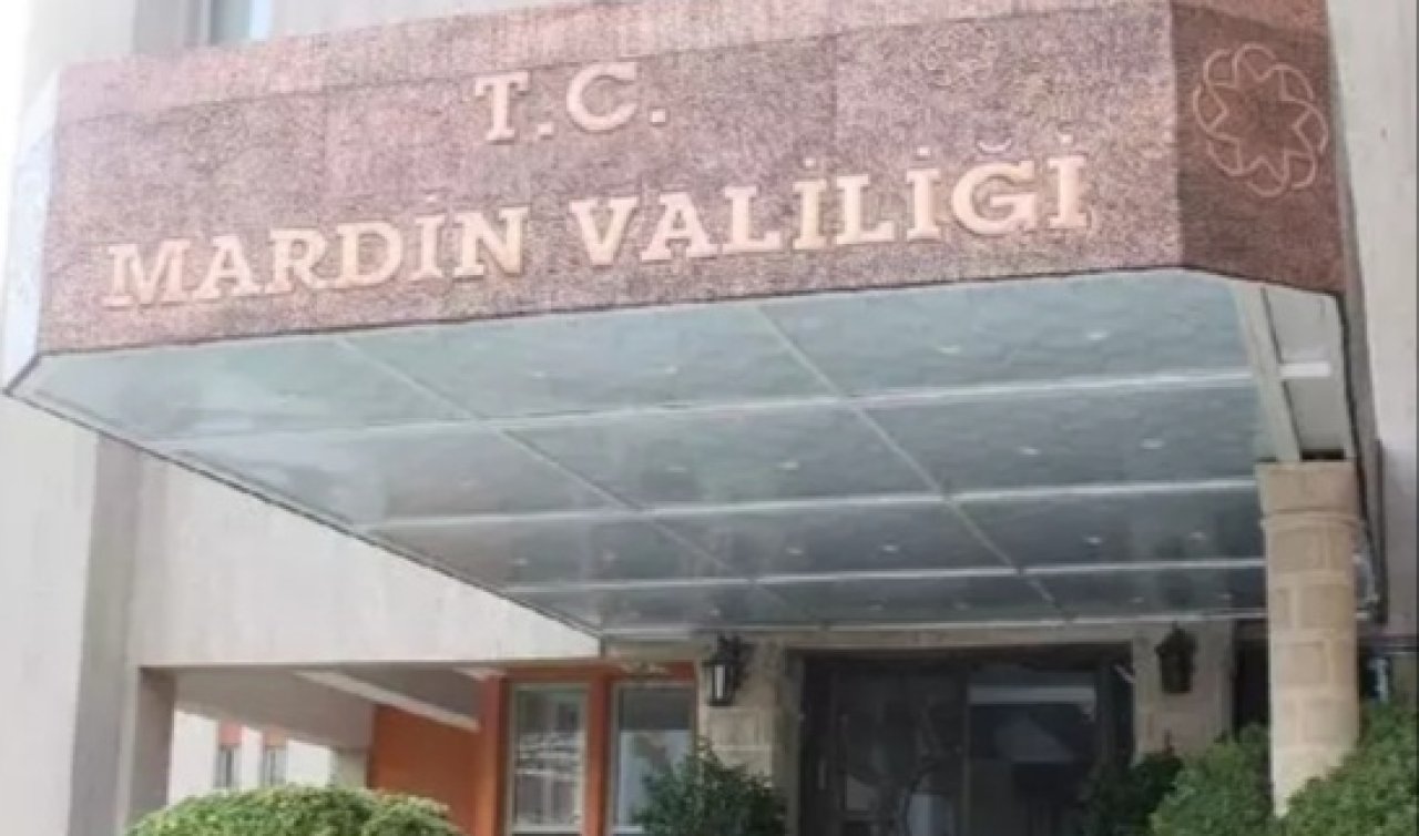 Mardin’de terör eylemlerinin ve suç işlenmesinin önlenmesi için 10 günlük eylem yasağı