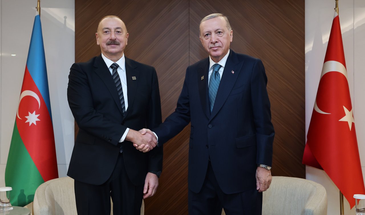 Cumhurbaşkanı Erdoğan Aliyev ile görüştü