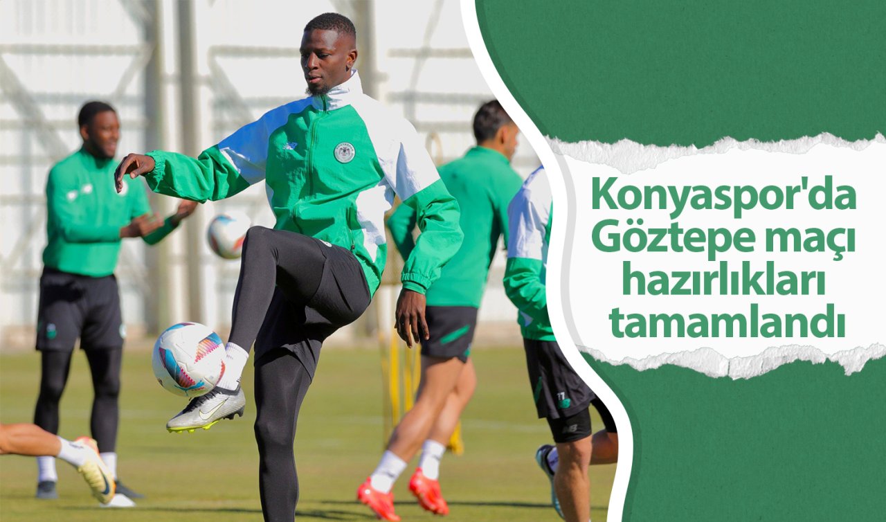 Konyaspor’da Göztepe maçı hazırlıkları tamamlandı