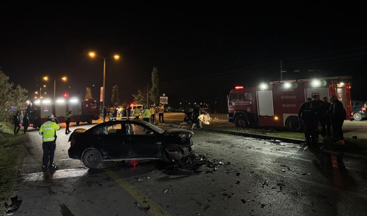  Sakarya’da zincirleme trafik kazası: 1 ölü, 3 yaralı