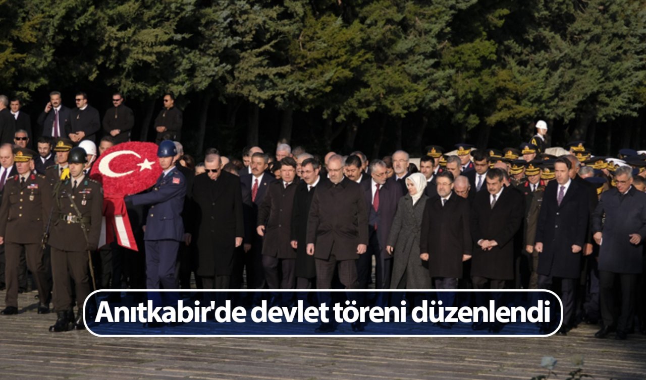 Anıtkabir’de devlet töreni düzenlendi