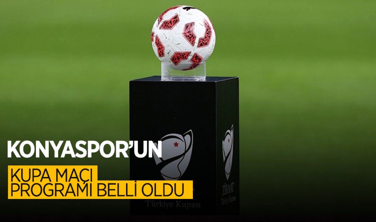 Konyaspor’un kupa maçı programı belli oldu