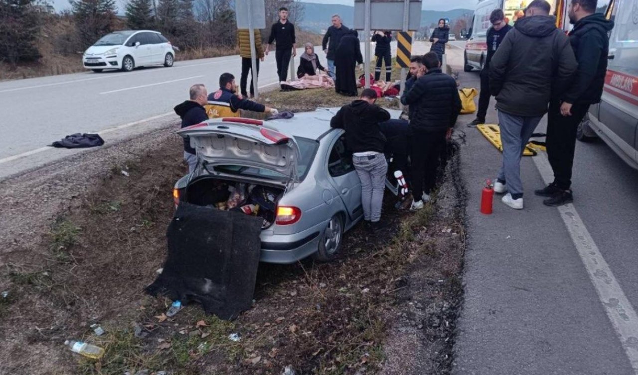 Otomobil su kanalına düştü: 1 ölü 3 yaralı