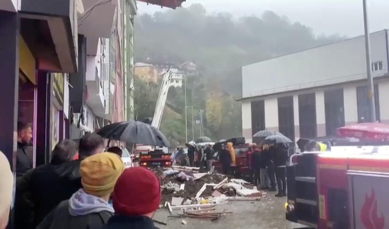 Rize’de heyelan: 1 ölü 3 yaralı