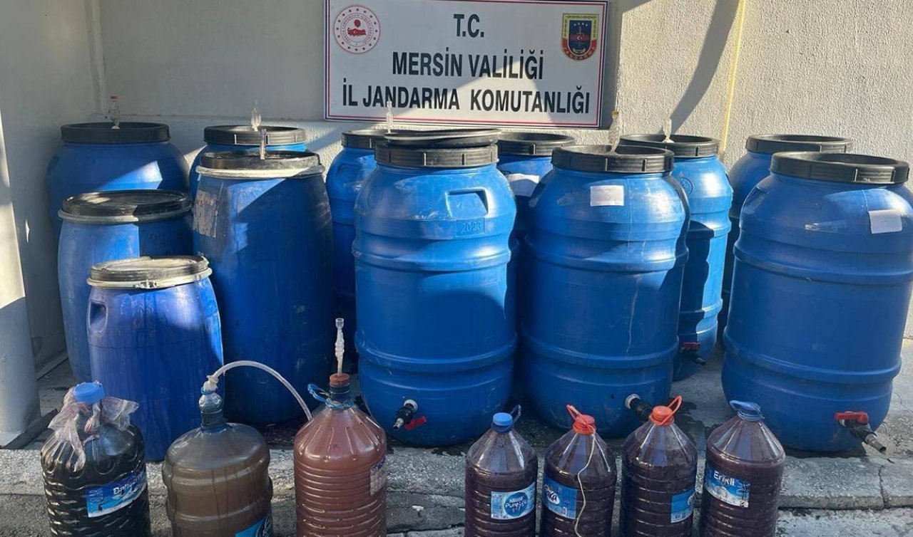 3 ton sahte içki ele geçirildi: 1 kişi gözaltına alındı