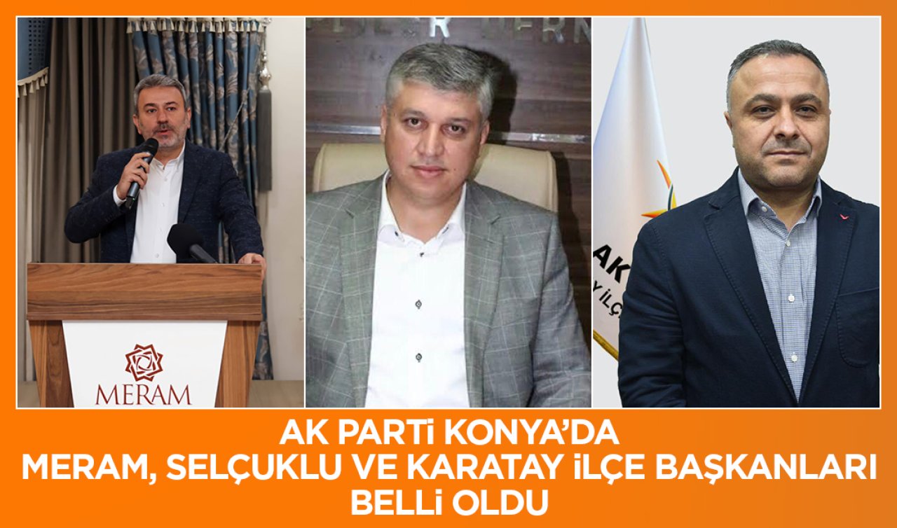 AK Parti Konya’da merkez ilçelerin ilçe başkanları belli oldu