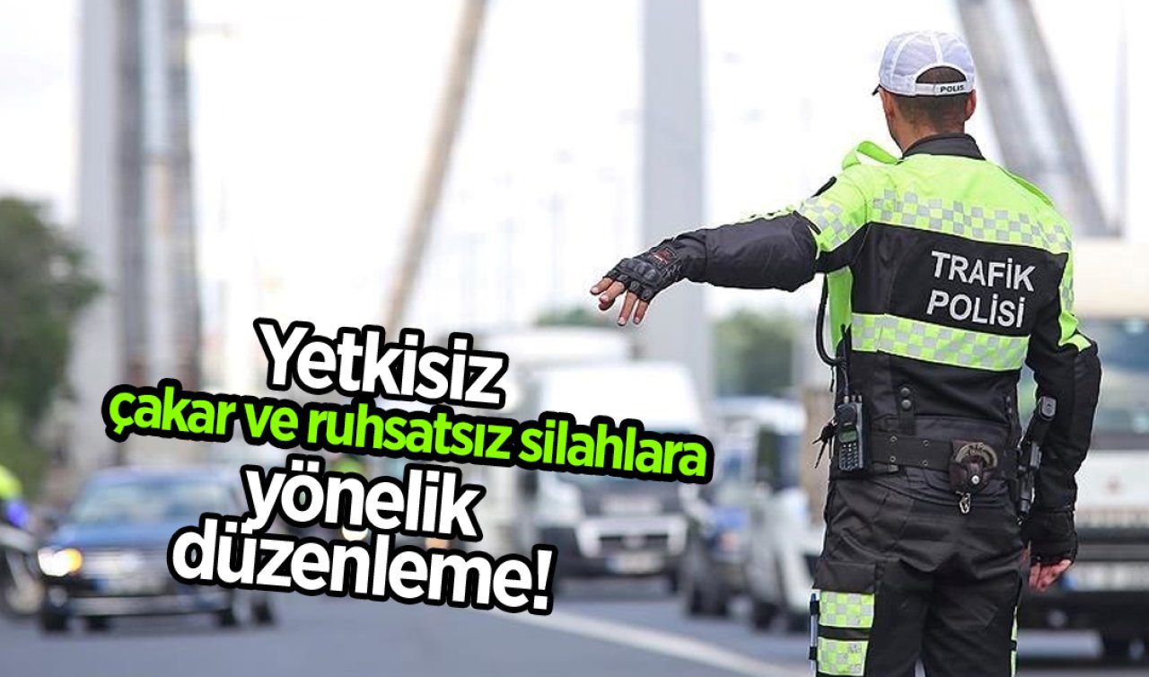 Yetkisiz çakar ve ruhsatsız silahlara yönelik düzenleme! Resmi Gazete’de yayımlandı