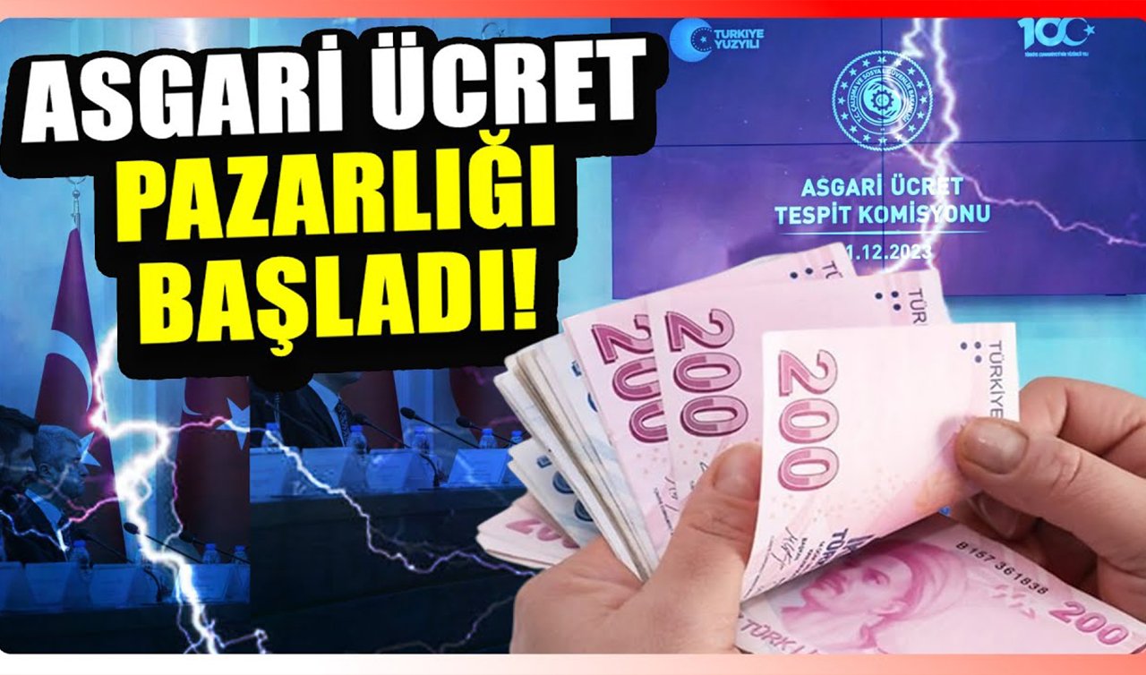 Asgari ücret maratonu başlıyor: Taraflar ilk kez masaya oturacak! 