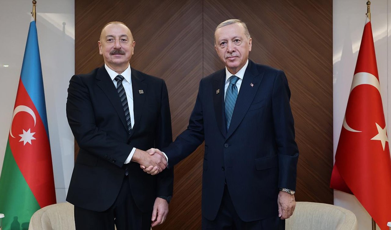 Cumhurbaşkanı Erdoğan Aliyev ile görüştü