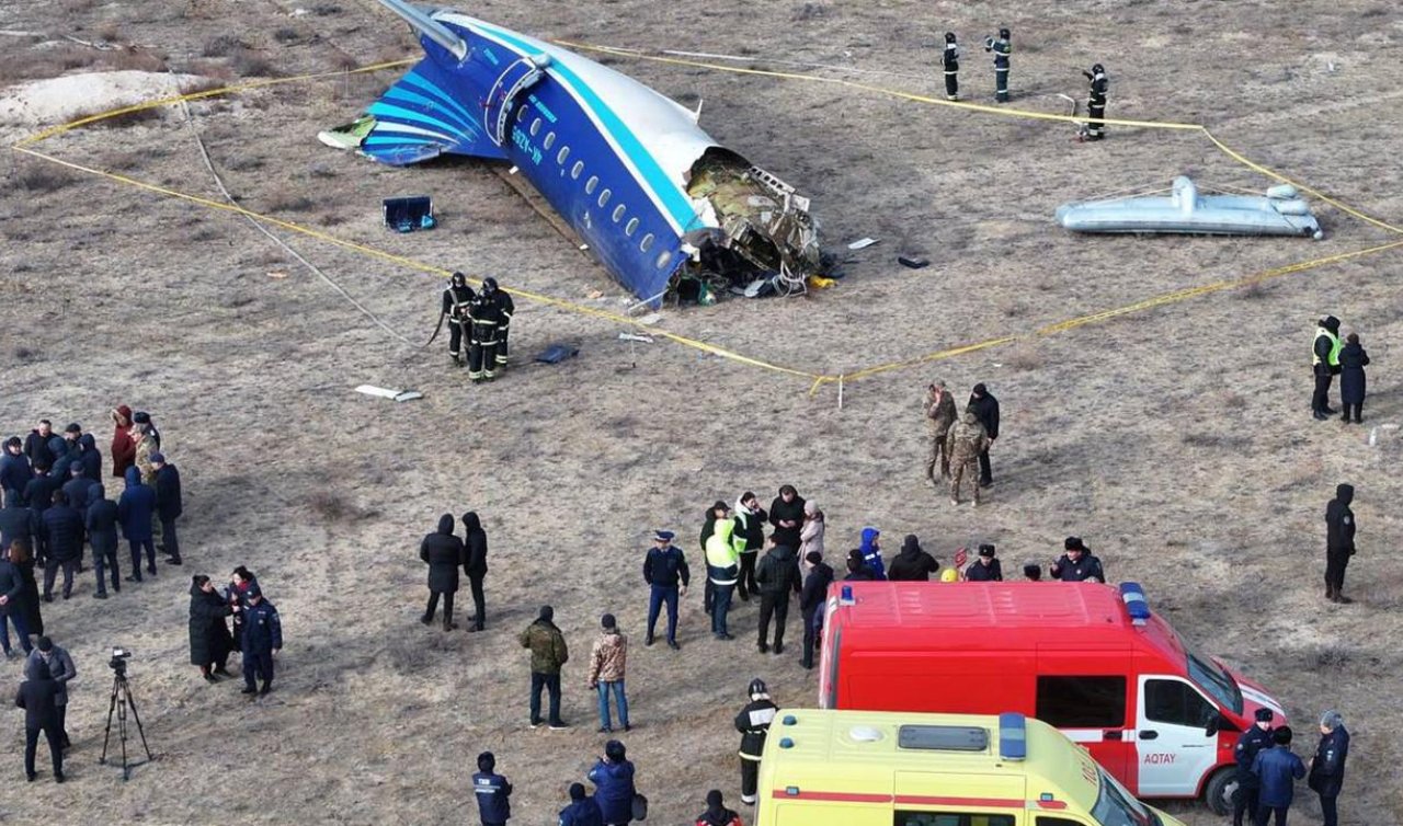 Kazakistan Aktau kenti yakınlarında düşen uçağa ilişkin kronolojiyi paylaştı