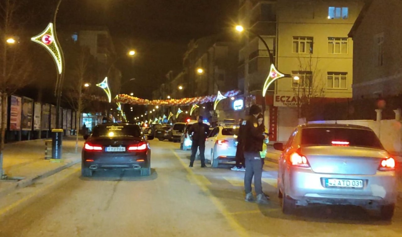 Konya’da trafik ve asayiş uygulaması 