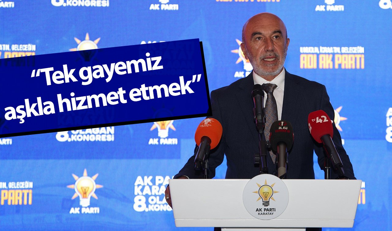 Başkan Angı: “Tek gayemiz aşkla hizmet etmek’’