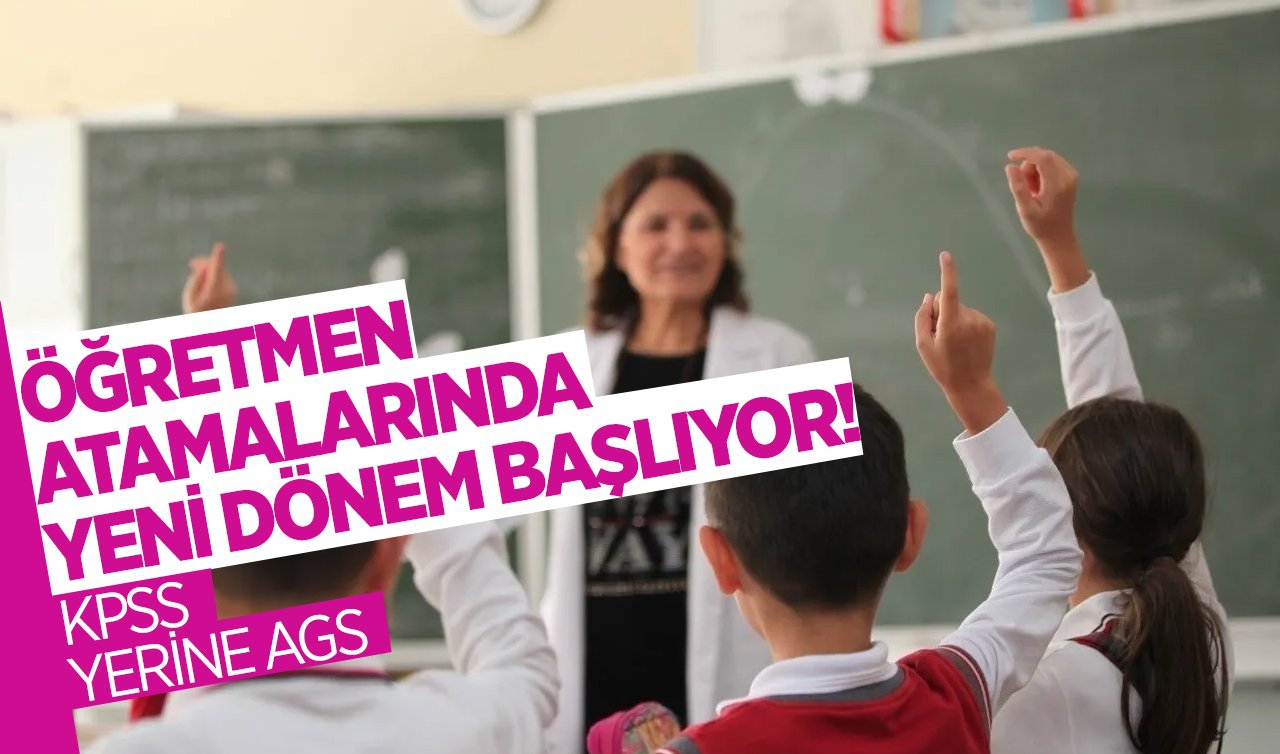 Öğretmenler 2025’ten itibaren KPSS’ye girmeyecek: Yeni sistem geliyor