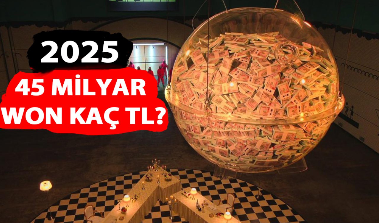 45 milyar won kaç tl 2025? Squid Game büyük ödül kaç TL yapıyor? Saklamak için ne kadar alan gerekiyor?