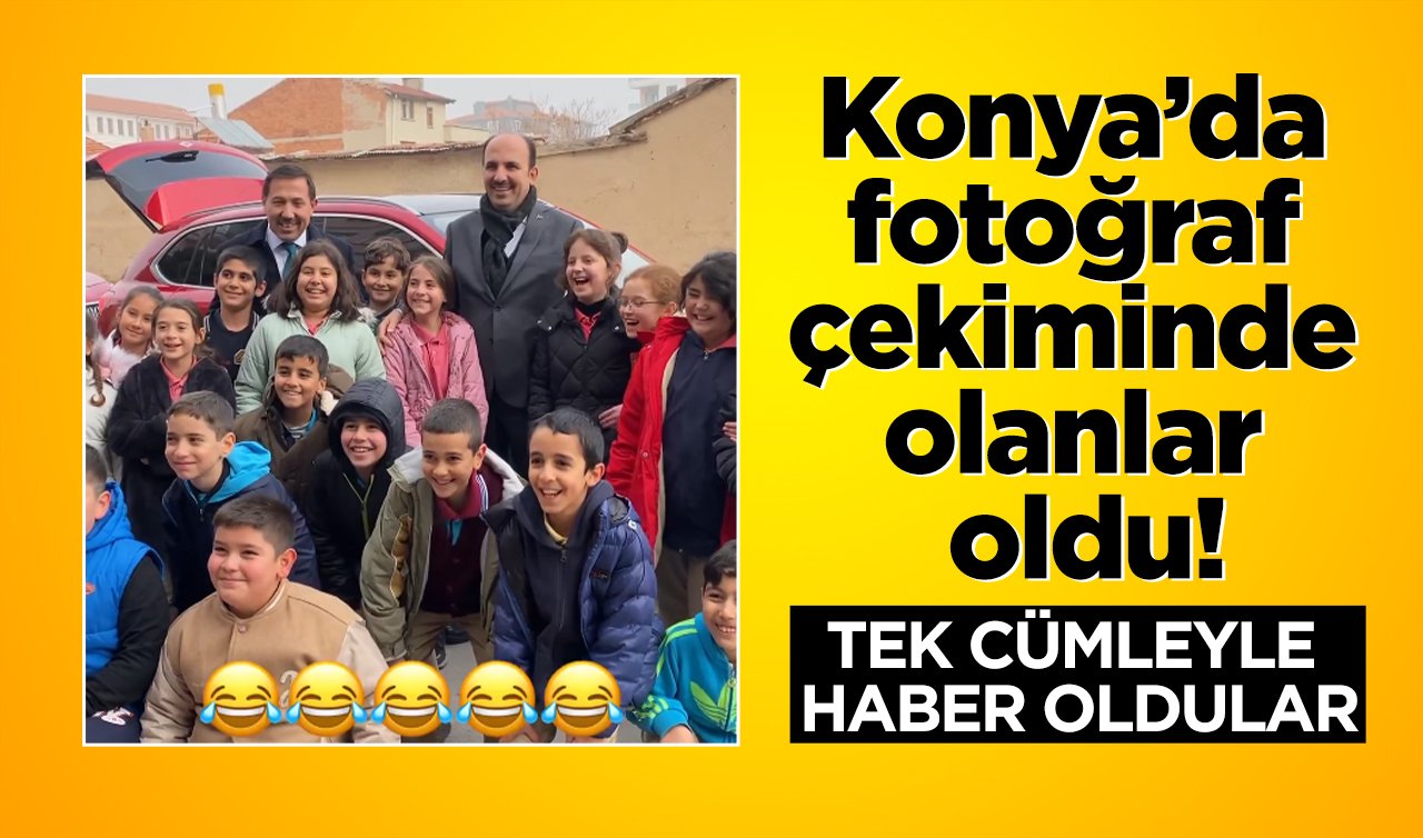 Konya’daki fotoğraf çekiminde tek cümleyle haber oldular!