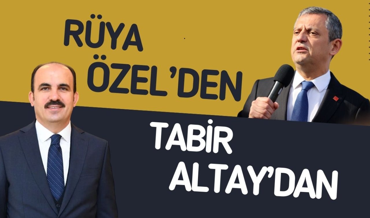 Konya’yı alacağız diyen Özgür Özel’e Başkan Altay’dan cevap