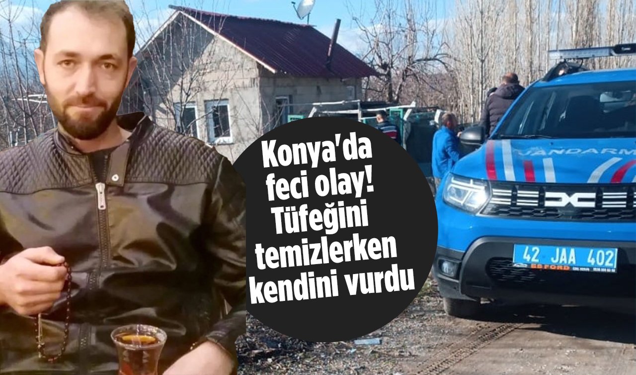 Konya’da feci olay! Tüfeğini temizlerken kendini vurdu: Organlarıyla hayat verecek! 